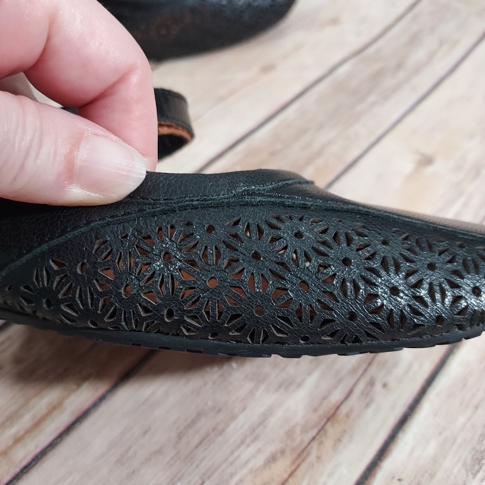 Gentle Souls Black Irene Cutout Mary Janes 8.5 - Picture 6 of 13